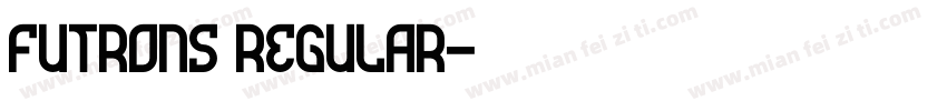 Futrons Regular字体转换